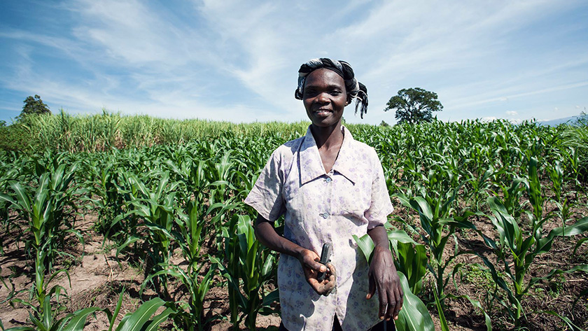 Milcah Wasike, a Kenyan smallholder farmer and customer of One Acre Fund since 2011.