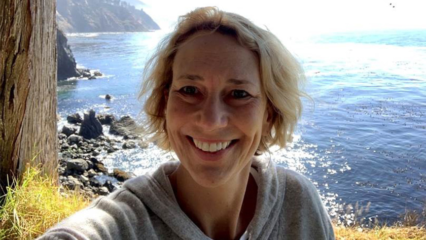 Eleanor Allen, CEO of Water for People, at Esalen in Big Sur, California for her WellBeing Project cohort retreat
