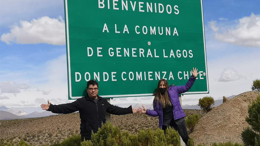 Karin Saez and a Rooget team member travel to Northern Chile to scope potential service locations